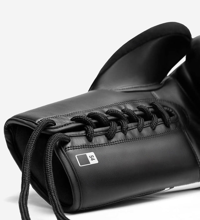Hayabusa Boxhandschuhe S4 – Schwarz/Weiß – Boxhandschuhe