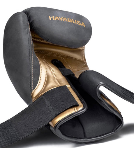 Hayabusa Boxhandschuhe T3 LX – Schwarz/Gold – Boxhandschuhe