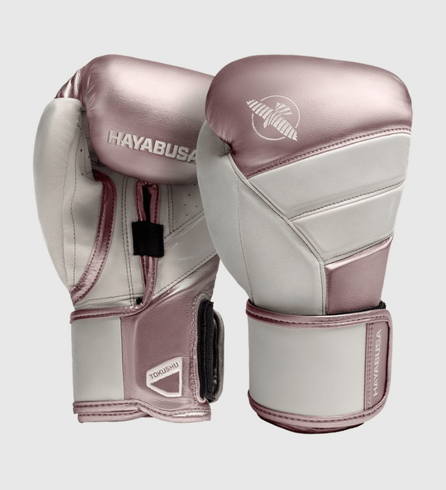 Luvas de boxe Hayabusa T3 – Rosa/Branco