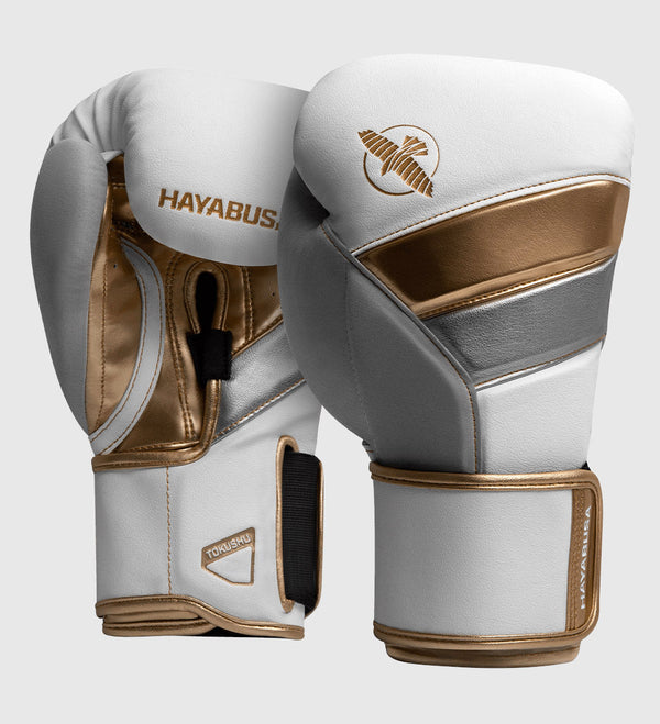 Hayabusa Boksehandsker T3 – Hvid/Guld