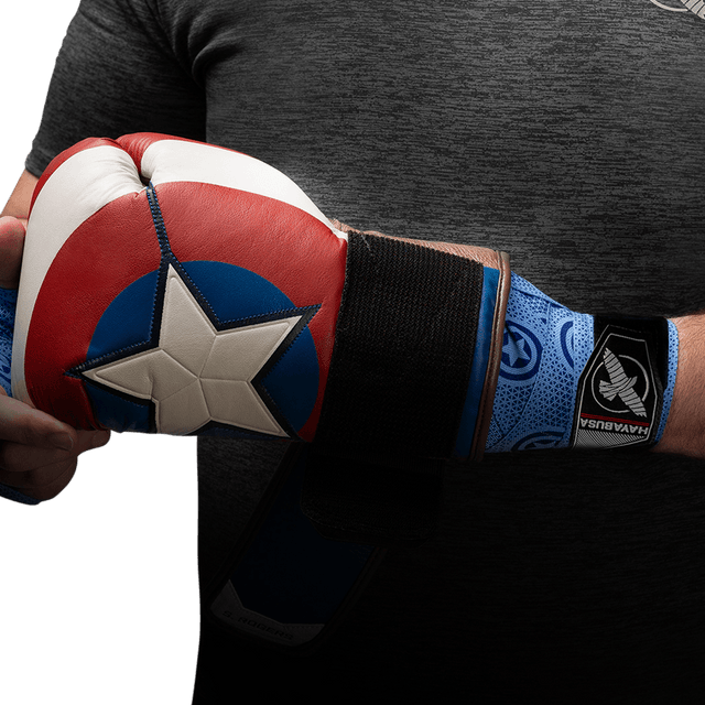 Bende da boxe Hayabusa x Marvel Elite - Captain America - Steve Rogers