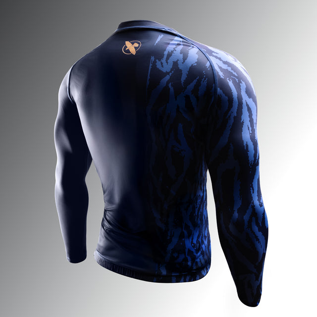 Hayabusa Rashguard Apex Långärmad – Mörkblå