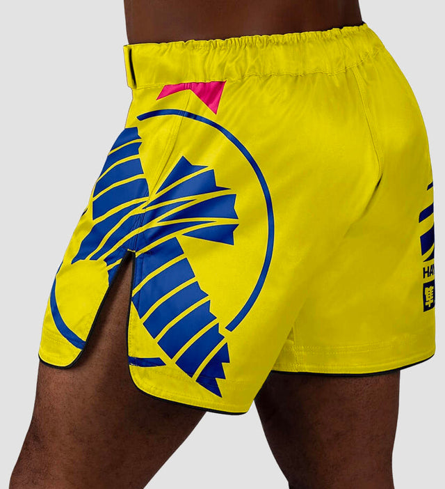 Hayabusa MMA Shorts Icon – Gul/Blå/Pink – Shorts