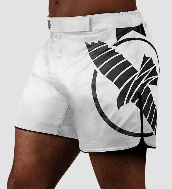 MMA trenky Hayabusa Icon – Bílé/Černé