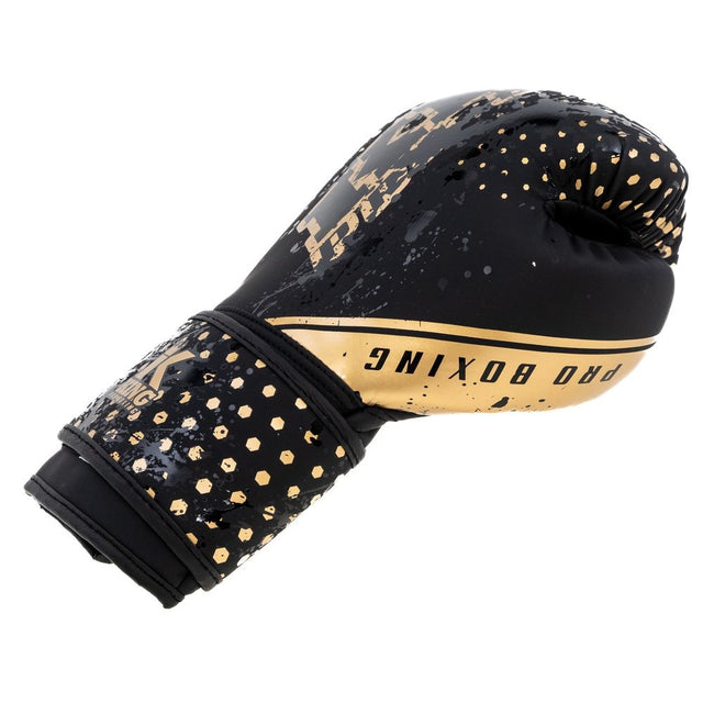 Luvas de boxe King Pro Boxing Hexagon Criança – Preto/Ouro