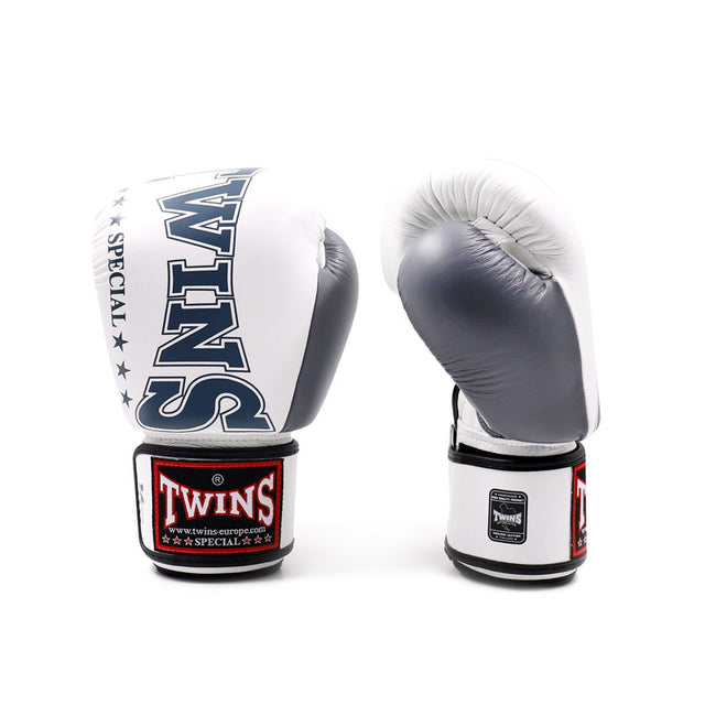 Luvas de boxe Twins BGVL8 – Branco/Cinzento