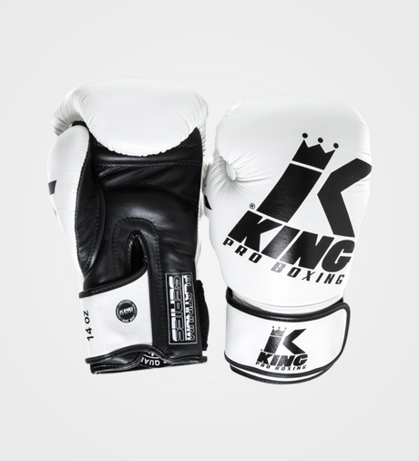 Gants de boxe King Platinum – Blanc/Noir