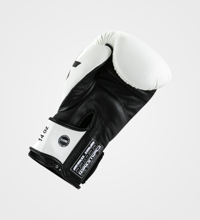 King Boxhandschuhe Platinum – Weiß/Schwarz – Boxhandschuhe