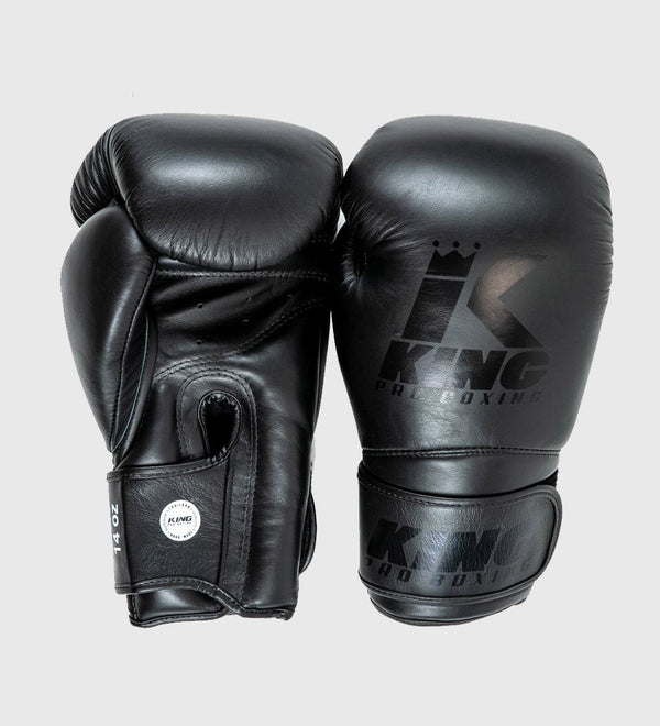 King Pro Boxing Boxhandschuhe Star 12 – Schwarz/Schwarz