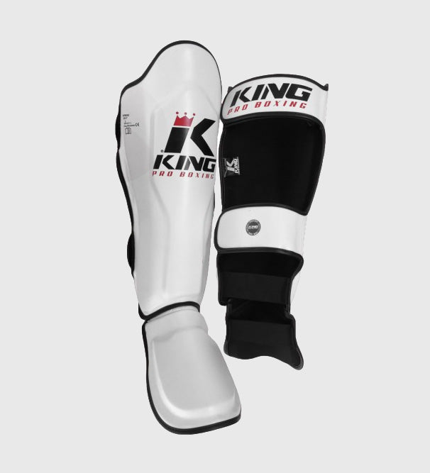 King Kickboks Scheenbeschermers - Wit - Scheenbeschermers