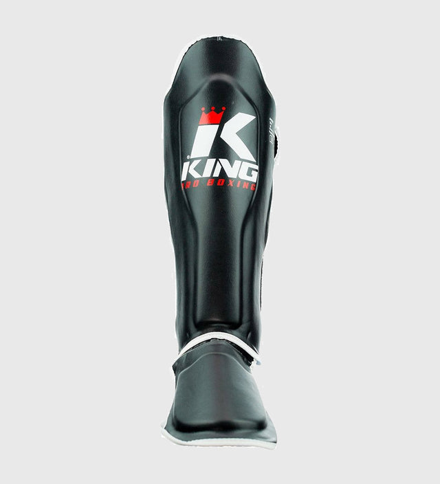 King Kickboks Scheenbeschermers - Zwart/Wit - Scheenbeschermers