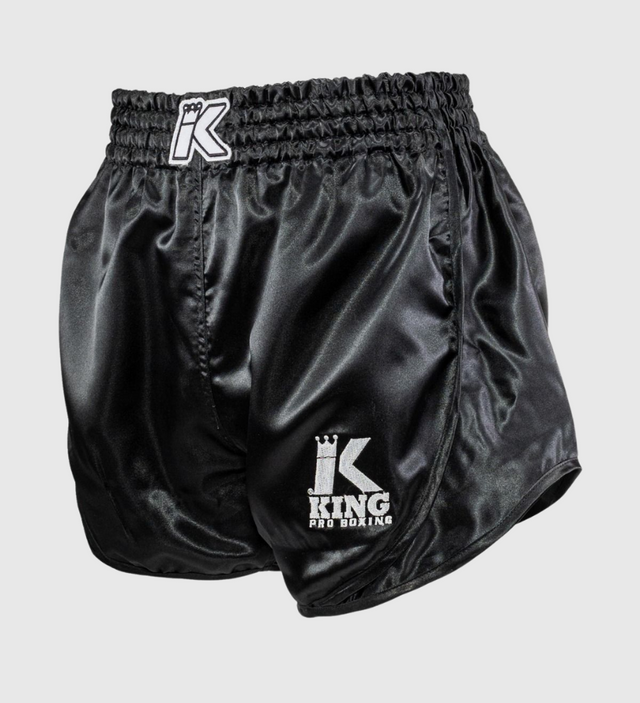 King Pro Boxing Kickbox-Shorts Retro Hybrid – Schwarz – Shorts