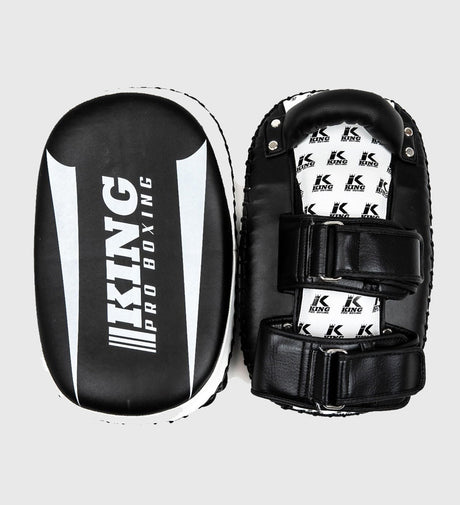 King Pro Boxing Thai Pads Revo – Černé/Bílé – Thajské lapy