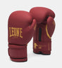 Leone Boxhandschuhe GN059X – Bordeaux/Gold – Boxhandschuhe