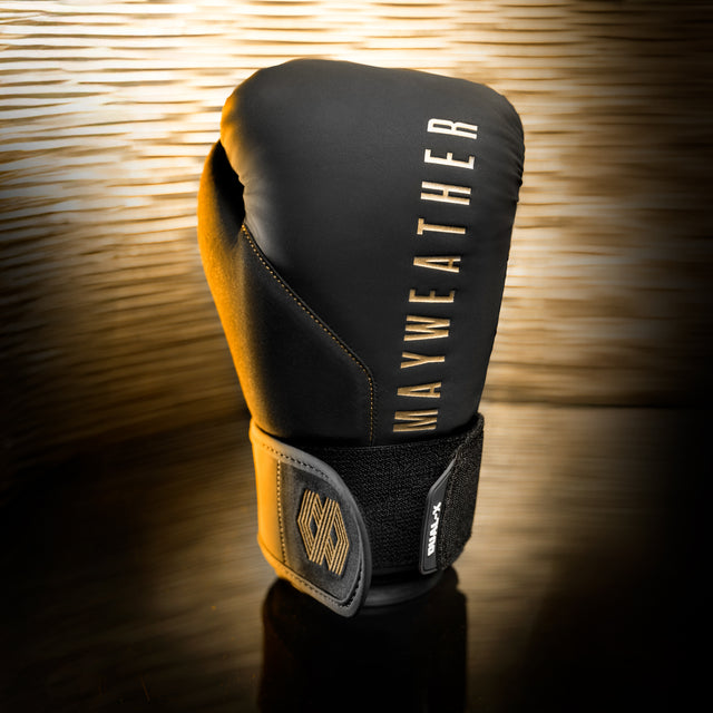 Hayabusa x Mayweather Boxningshandskar Champ - Svart/Guld