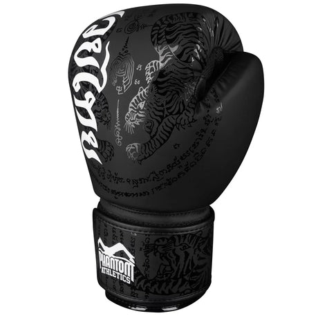 Boxerské rukavice Phantom Muay Thai – Černé/Bílé – Boxerské rukavice