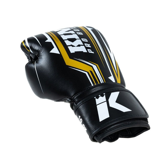 King Pro Boxing Boxningshandskar BG Spartan – Svart/Gul