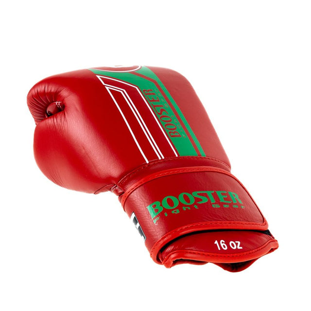 Guantoni da boxe Booster V9 'Morocco' – Rosso/Verde