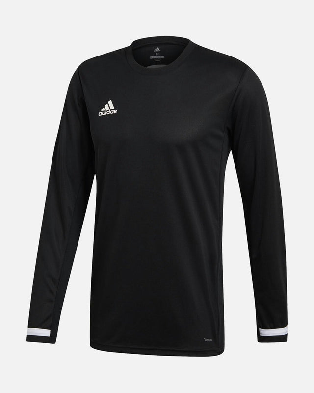 Adidas T19 Langærmet Jersey – Sort/Hvid