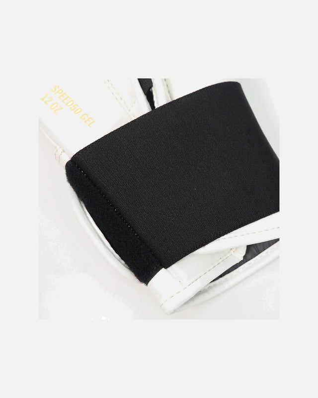 Gants de boxe Adidas Speed 50 – Blanc/Or