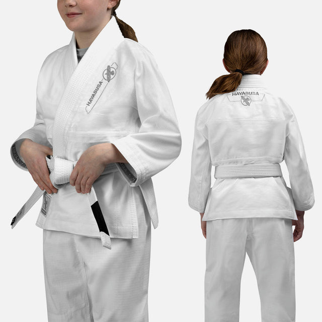 Hayabusa BJJ Kimono Dětské - Bílé