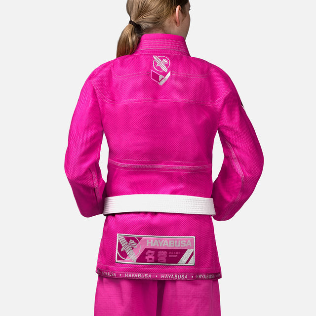 Hayabusa BJJ Kimono Ascend – Dětské – Růžové