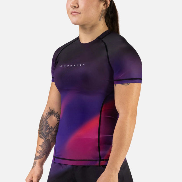 Rashguard Hayabusa Apex Nova Maniche Corte Donna – Viola