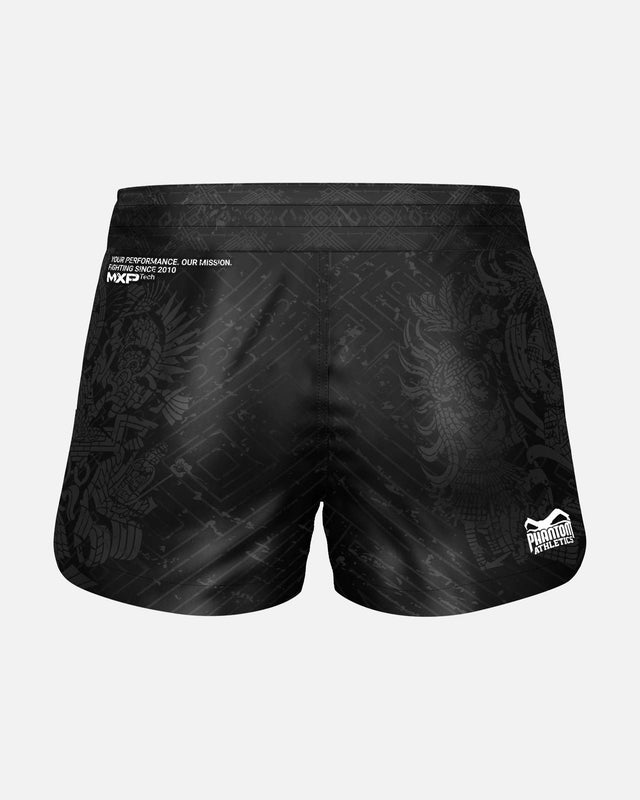 Phantom Athletics MMA-shorts Fusion Aztec – Sort/Grå