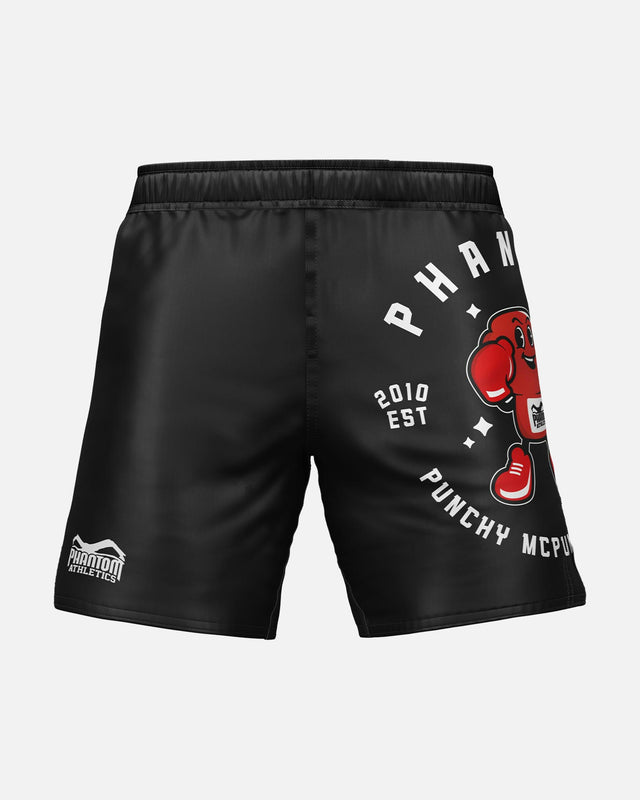 Phantom Athletics MMA-shorts EVO Punchy – Sort/Rød