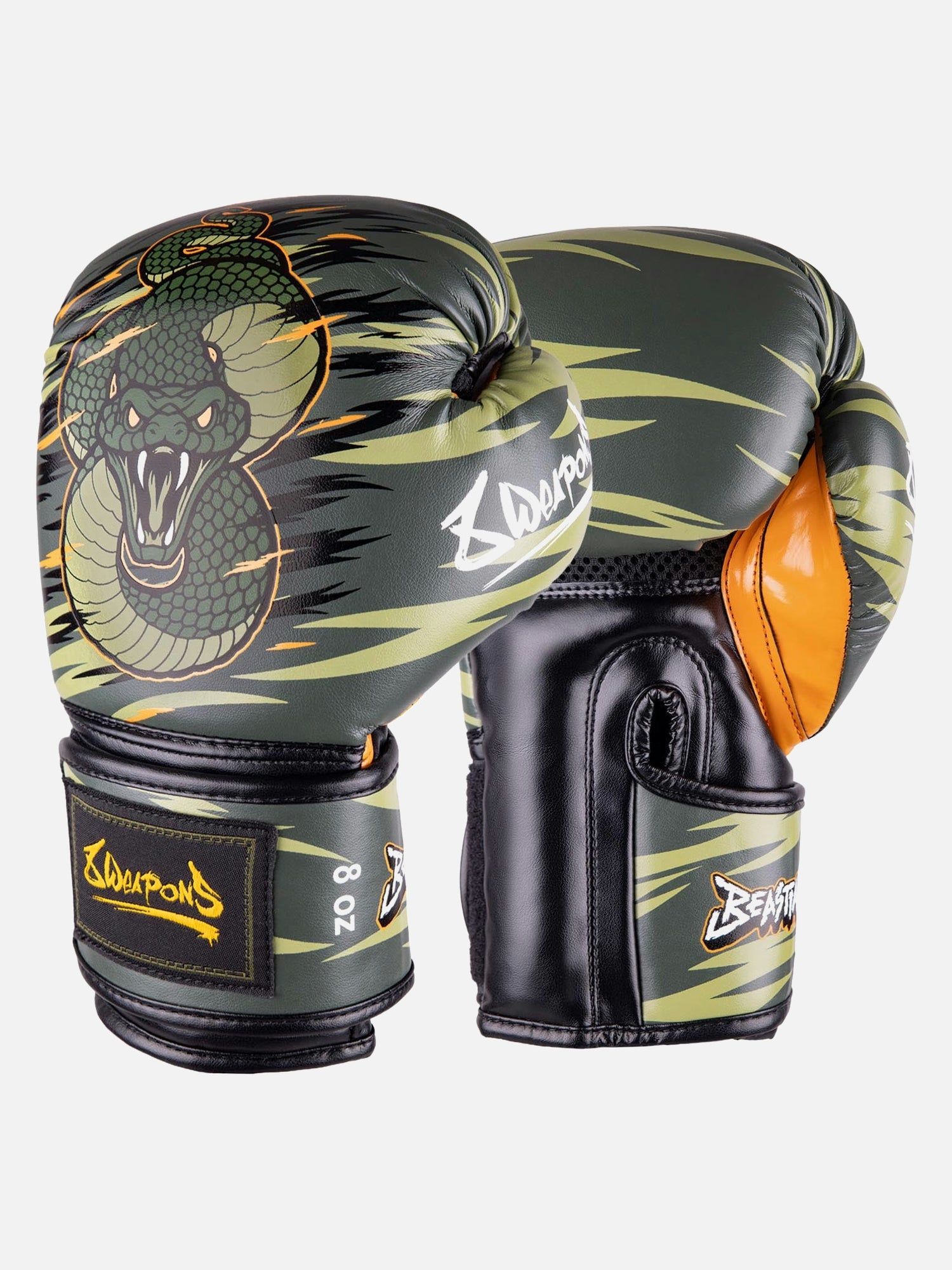 Luvas de boxe 8 WEAPONS Beastial Viper – Caqui