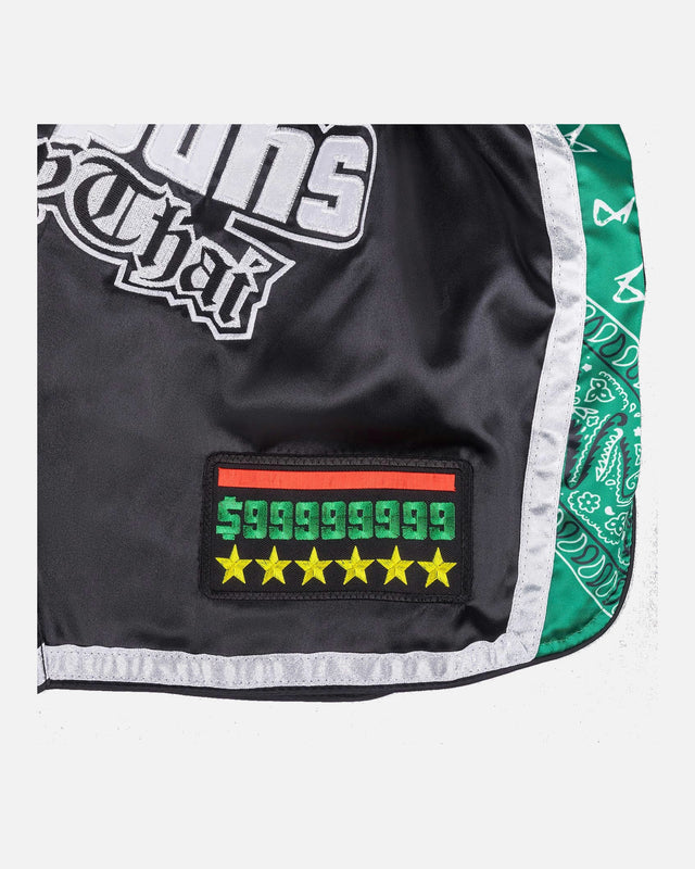 Shorts de Muay Thai 8 WEAPONS West Coast – Vert