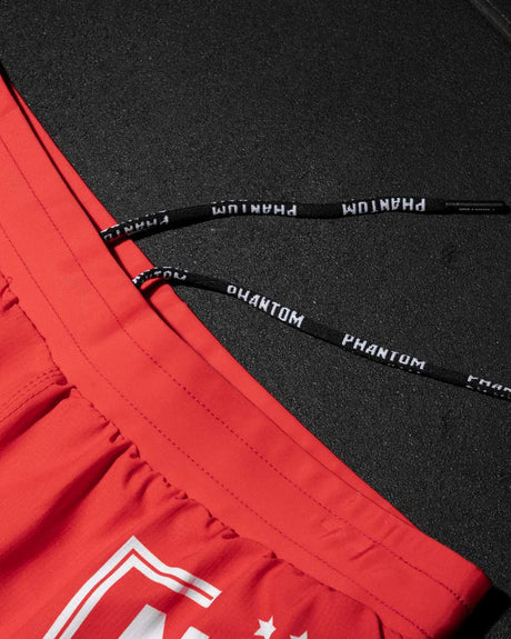 Phantom Athletics MMA Shorts Fusion-R Make MMA Great Again – Red