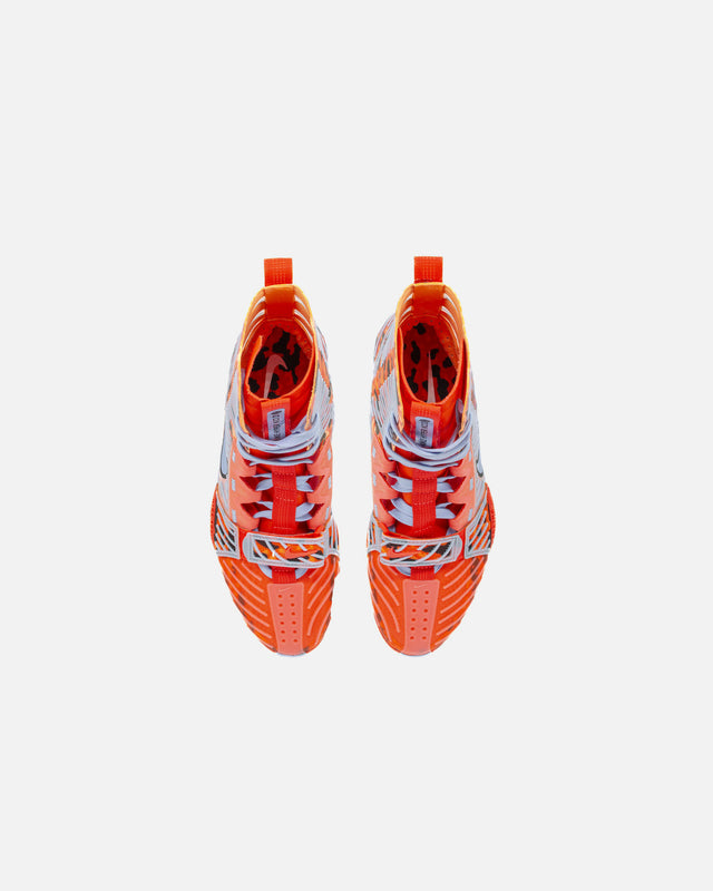 Ghete de box Nike HyperKO 3 – Roșu/Argintiu