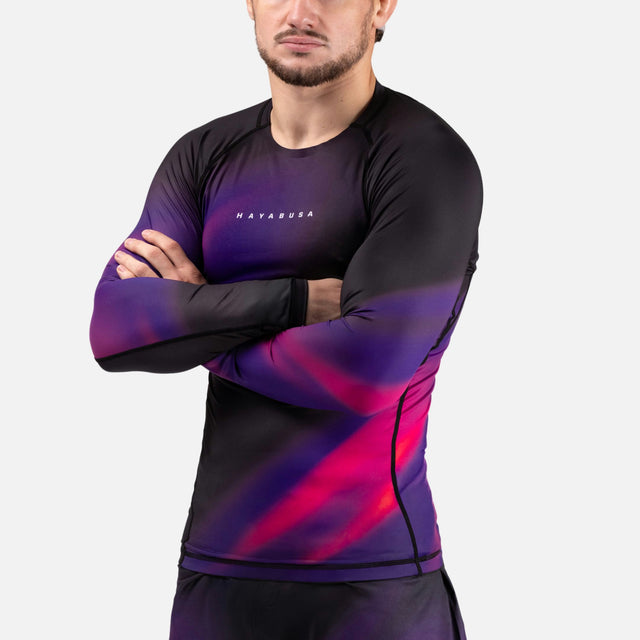 Rashguard Hayabusa Apex Nova Mangas Compridas – Roxo Ultravioleta