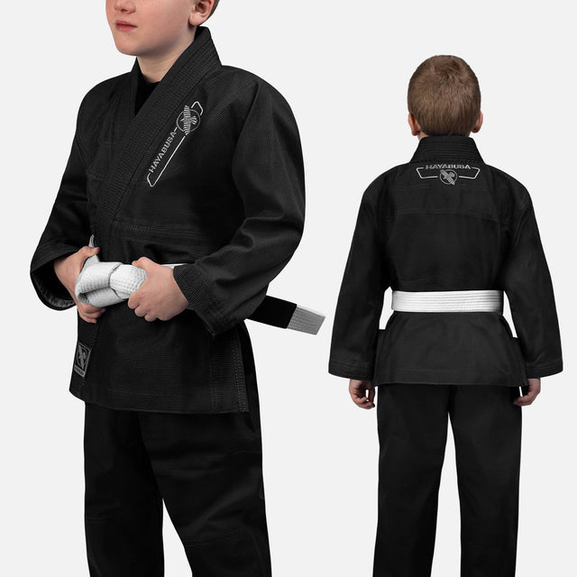 Hayabusa BJJ-gi Essential til børn - Sort