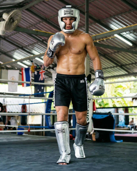 Chrániče holení Phantom Athletics Mexico – Stříbrné/Černé