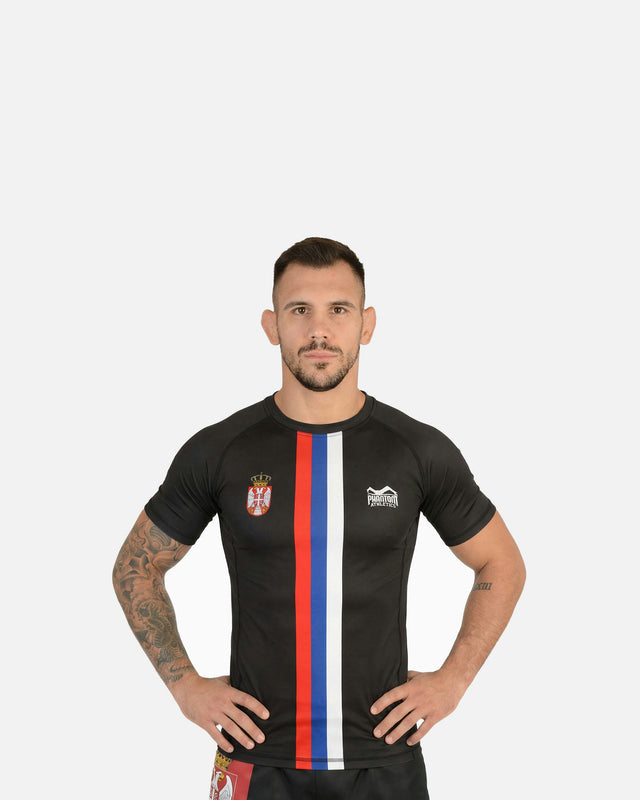 Phantom Athletics Rashguard Team Serbia – Sort