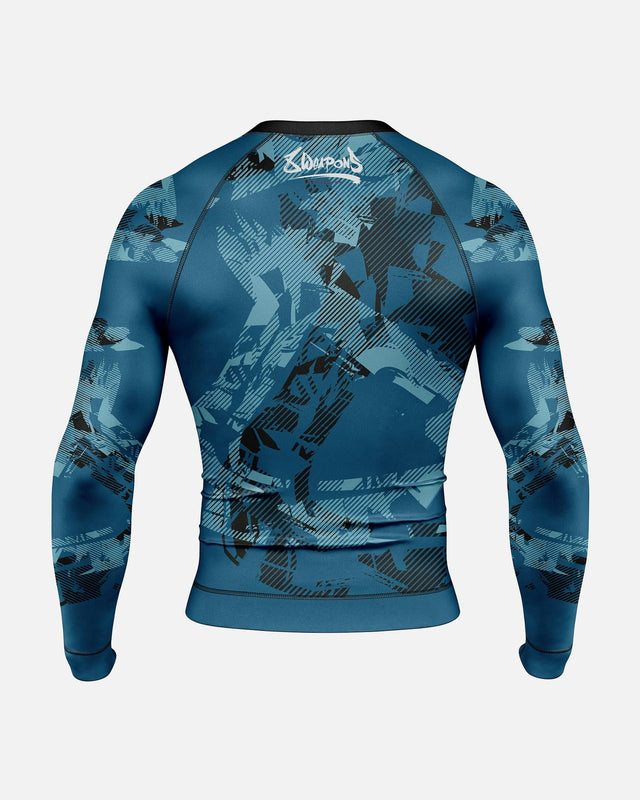 Rashguard 8 WEAPONS Hit 2.0 – Blu scuro/Nero