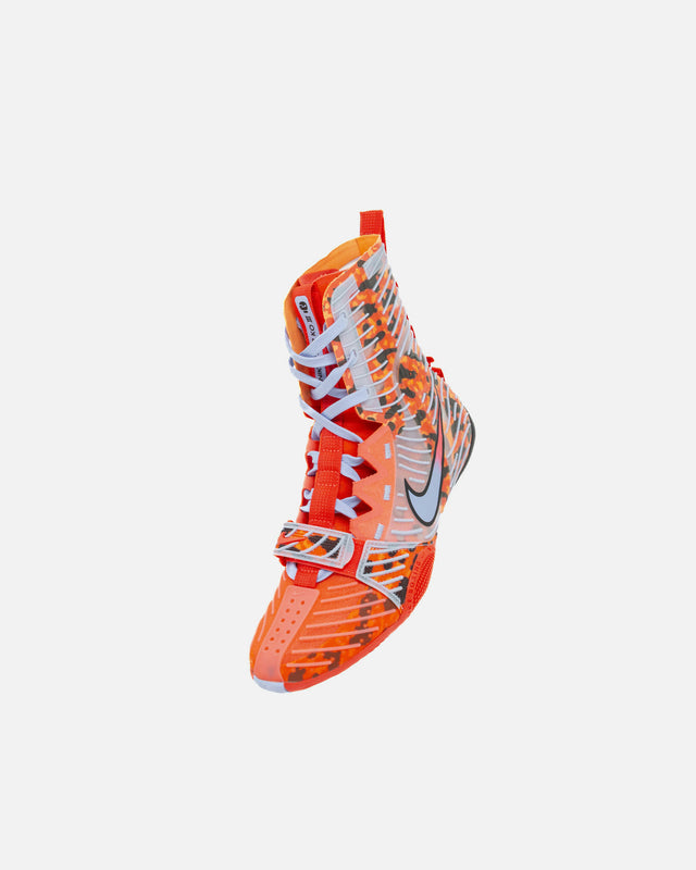 Ghete de box Nike HyperKO 3 – Roșu/Argintiu
