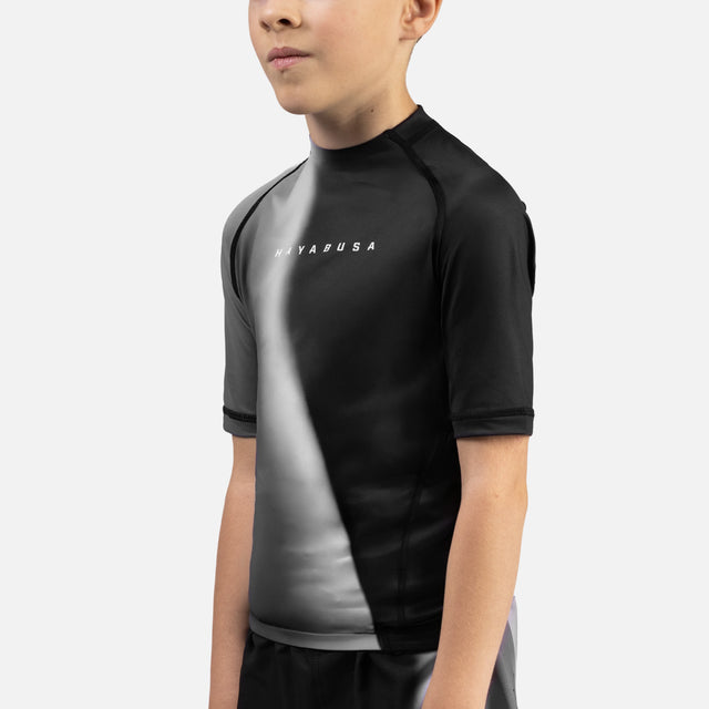Hayabusa Rashguard Apex Nova Short Sleeve Kids – Black