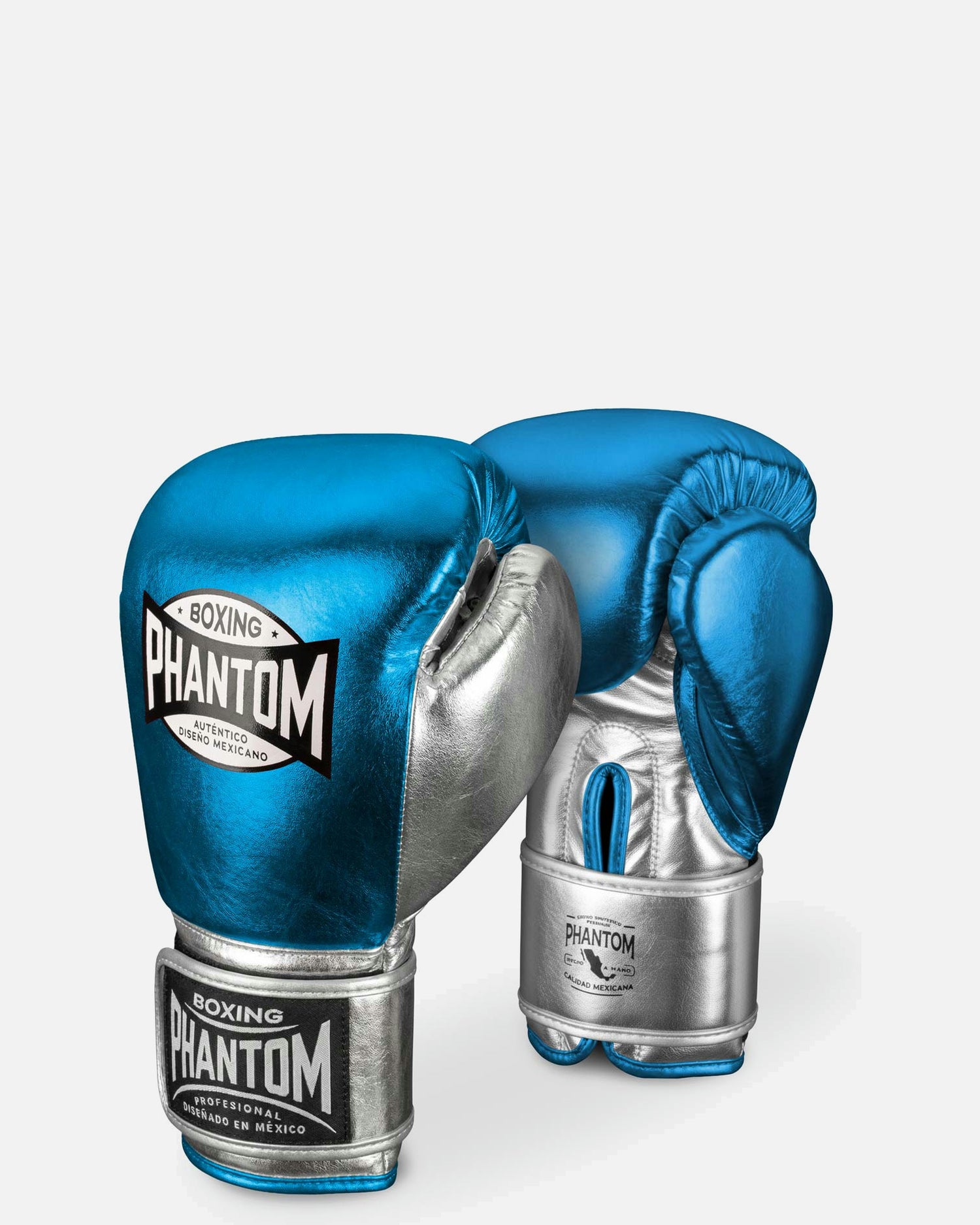 Phantom Athletics Boxhandschuhe Mexico – Hellblau/Silber