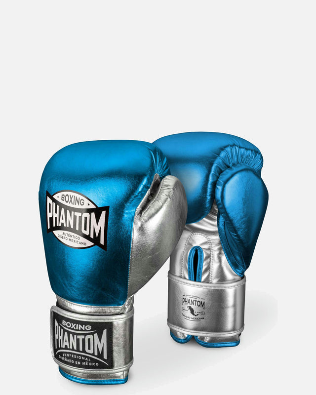 Phantom Athletics Boxhandschuhe Mexico – Hellblau/Silber