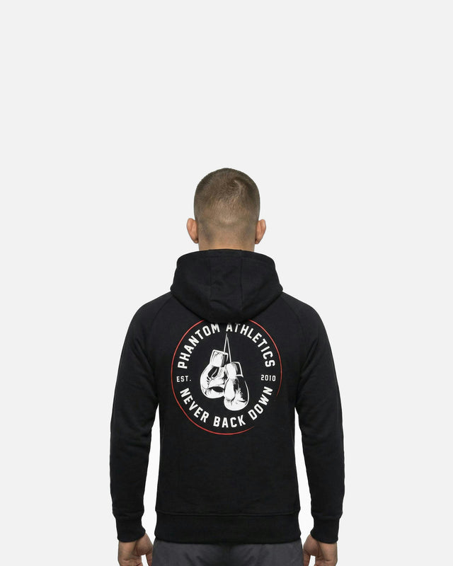 Phantom Athletics Hoodie Never Back Down - Svart