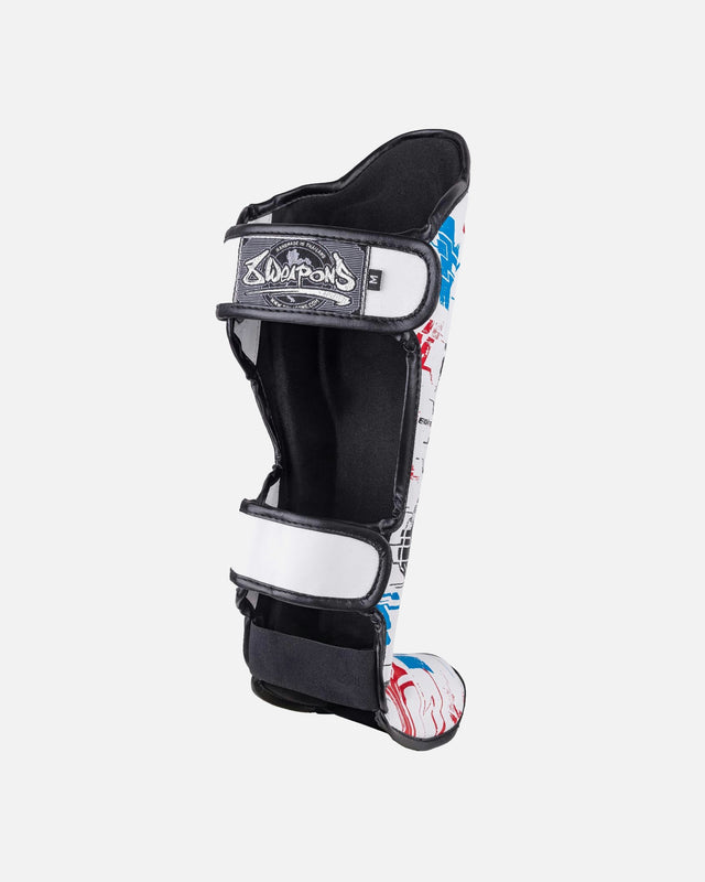 Espinilleras 8 WEAPONS Cut Like a Blade 2.0 – Blanco
