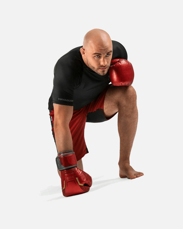 Hayabusa x Marvel Boxhandschuhe Iron Man – Rot/Gold