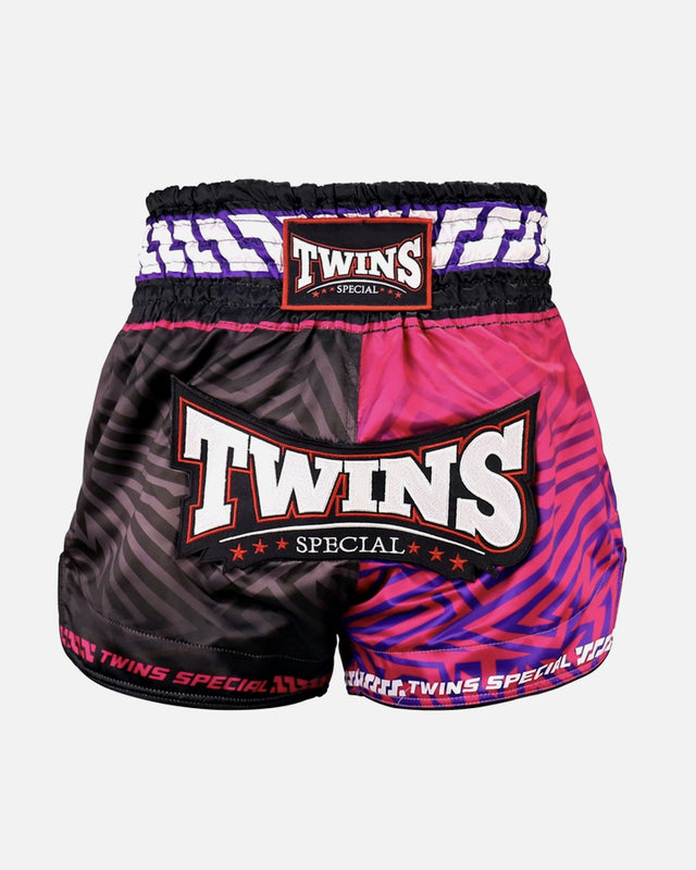 Pantalones de Muay Thai Twins TTBL Maze – Rosa