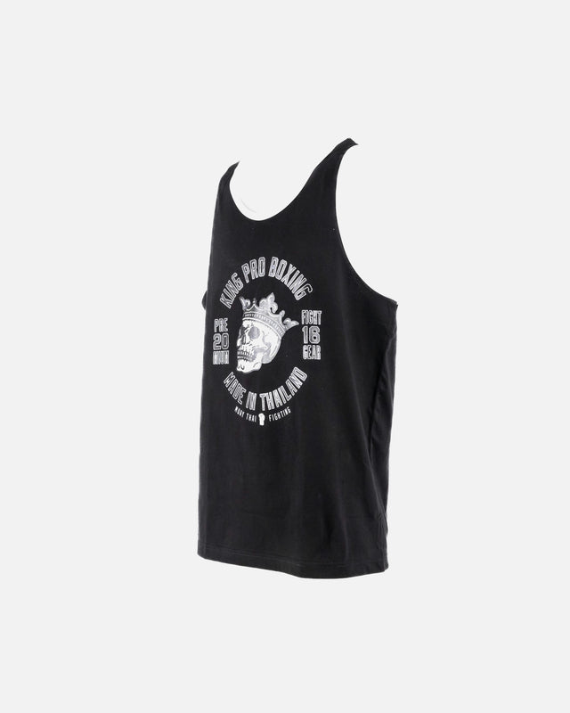 King Pro Boxing Triko Skull 1 – Černé