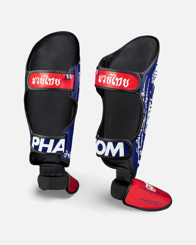 Espinilleras Phantom Athletics Muay Thai – Azul