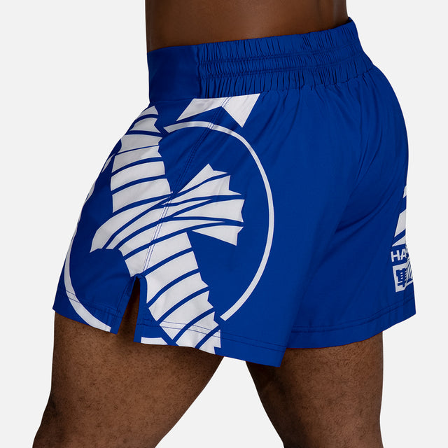 Muay Thai trenky Hayabusa Icon – Modré/Bílé