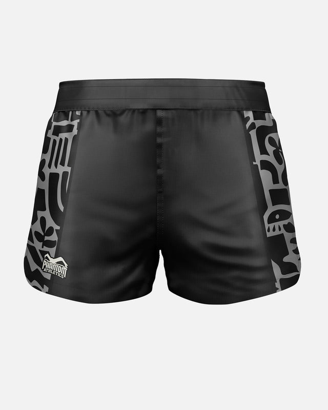 Phantom Athletics MMA-shorts Fusion-R Groundgame – Sort/Grå